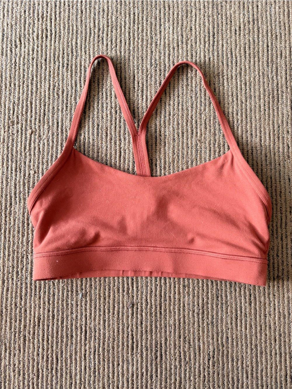 Lululemon Flow Y Bra *Nulu in Rustic Clay size 4 or 6? - Picture 4 of 7